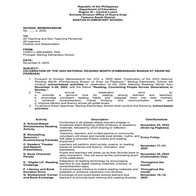 memorandum about school memo reading.docx