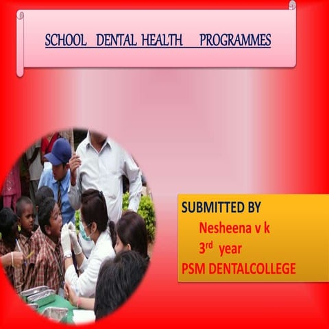 School oral health program