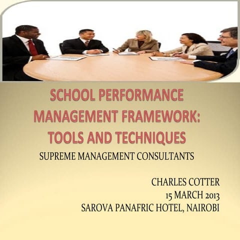 School Performance Management