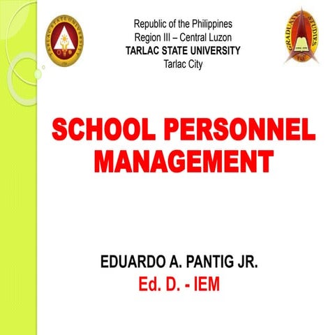 School Personnel Management