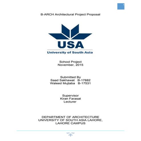 School project porposal