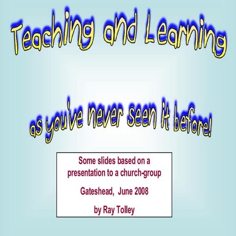 Planning my learning