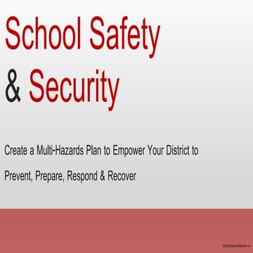 School Safety and Security