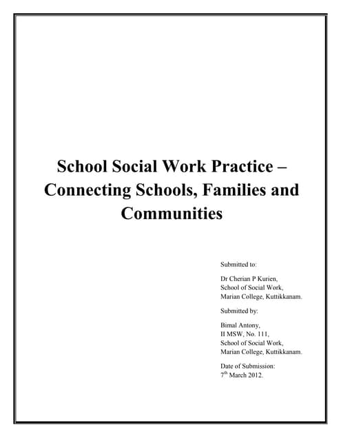 Assessment in social work | DOCX