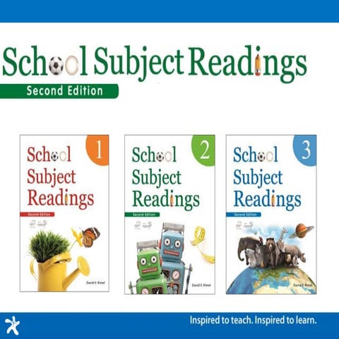 School Subject Readings 2/e | PPTX