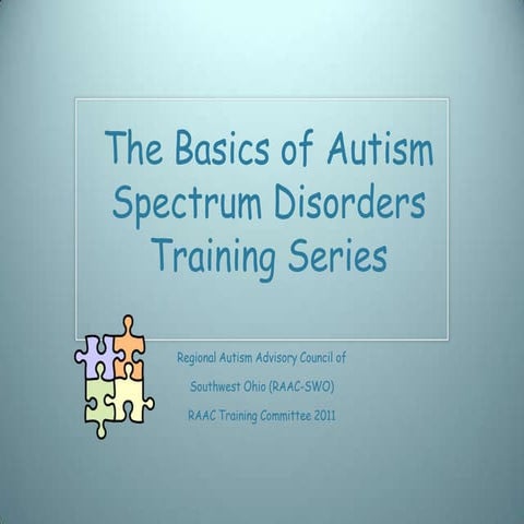 Understanding Behavior in Persons with Autism | PPT