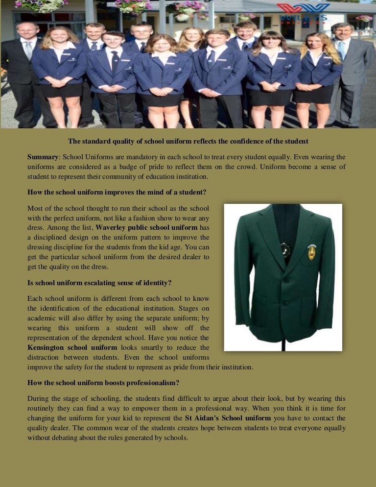 School uniform in australia