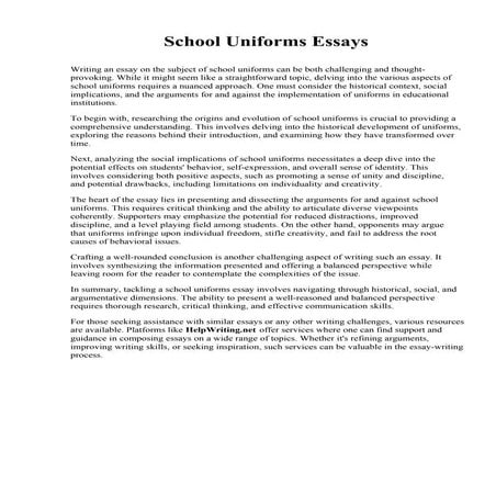 School Uniforms Essays.pdf