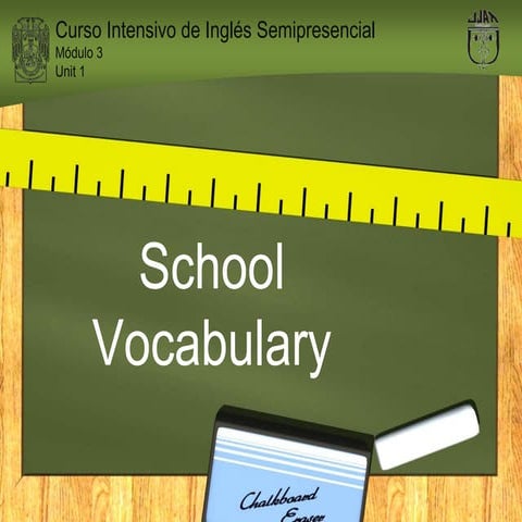 School vocabulary