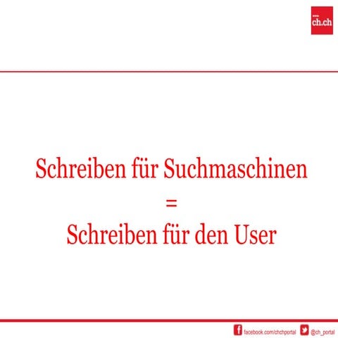 Schreiben für Suchmaschinen