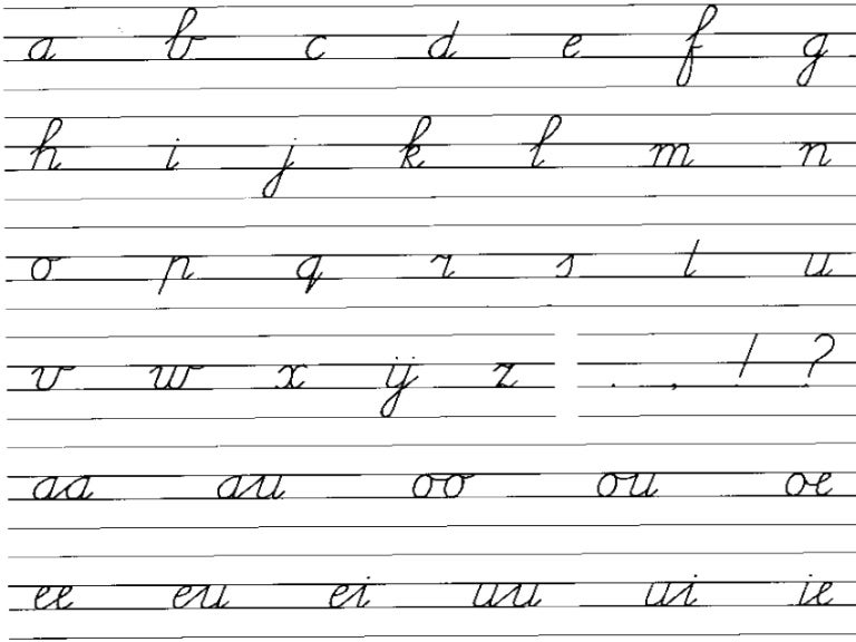 Schrijfletters