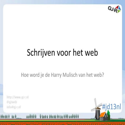 Schrijven voor het web