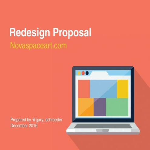 Redesign Proposal: Novaspaceart.com