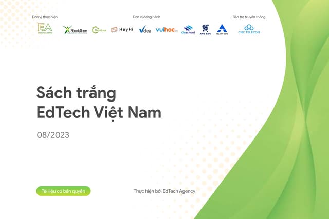 Báo cáo thống kê và định hướng phát triển công nghệ cho giáo dục - EduTech tạ...