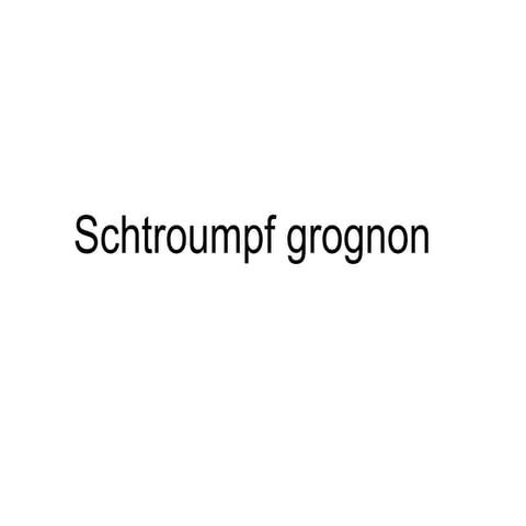 Schtroumpf grognon