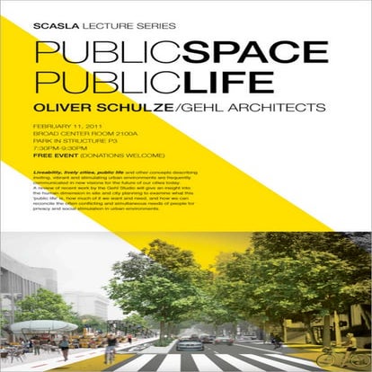 Public Space Public Life in Los Angeles