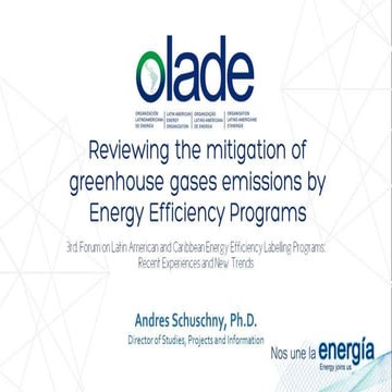 Reviewing the mitigation of greenhouse gases emissions by energy ...