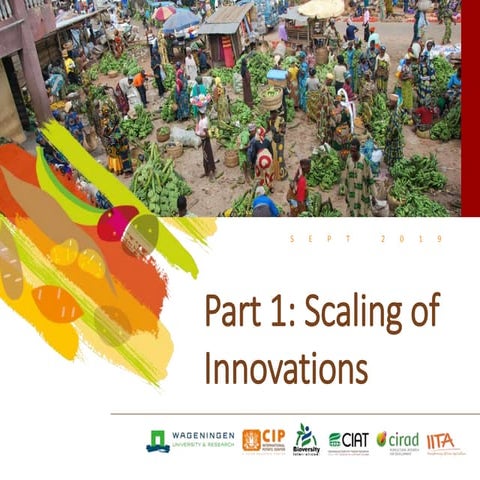 Scaling of innovations