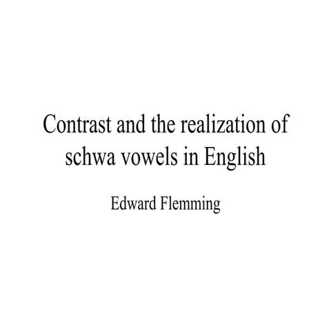 Schwa