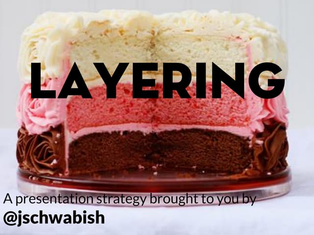 Layering: A Presentation Technique