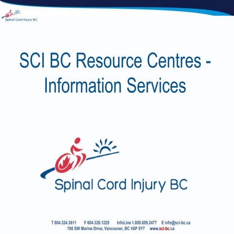 Spinal Cord Injury BC
