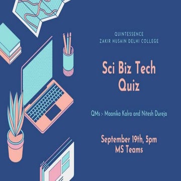 Sci Biz Tech Quiz 
