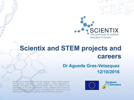 Scientix: European Schoolnet FCL Open Day, Brussels, 12 October 2016