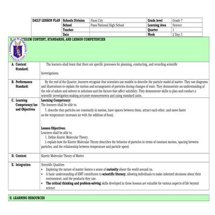 i quarter week 2 ppt.science 7 lesson 2.. week 2 | PPTX