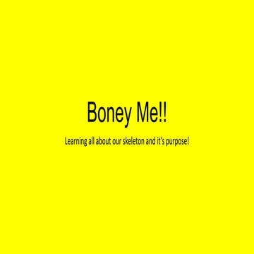 Boney me
