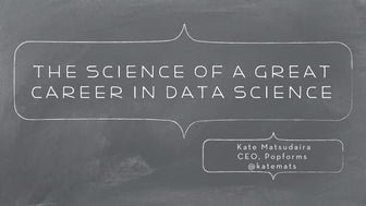 The Science of a Great Career in Data Science