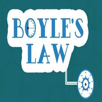 Roberts Boyle's Law Principles and explainations