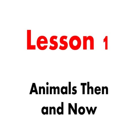 Science Animals Then and Now Philippine Wild Life Animal Reproduction Animal ...