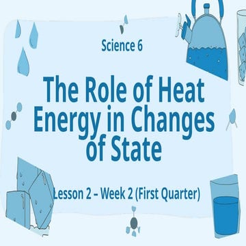 Understanding Heat Energy and Its Role in Changes of State of Matter | PPTX