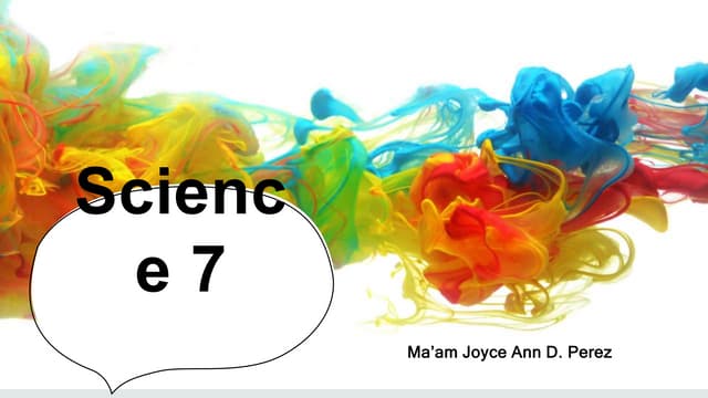 Science 7 Ppt W1 Pptx Science 7 Ppt W1 Pptx