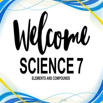 SCIENCE7: Elements and Compounds