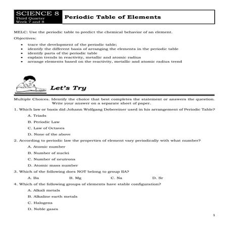 Metals Non-Metals Metalloids Worksheet | PPT