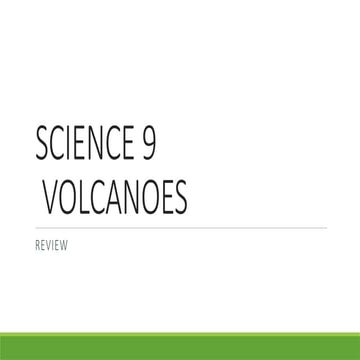 types of volcano according to structures | PPTX