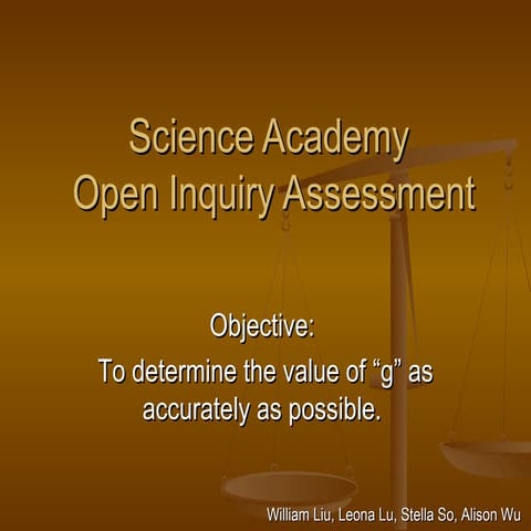Science academy inquiry 1