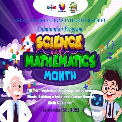 SCIENCE and MATHEMATICS  MONTH 4x6 Ratio Para sa Walang Publisher.pptx