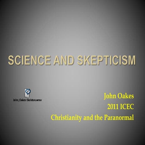 Thinking about the Paranormal