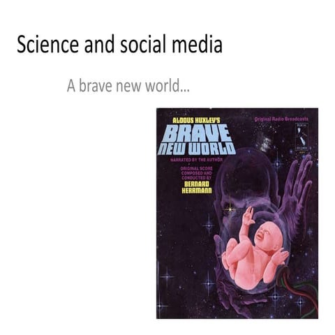 Science and social media