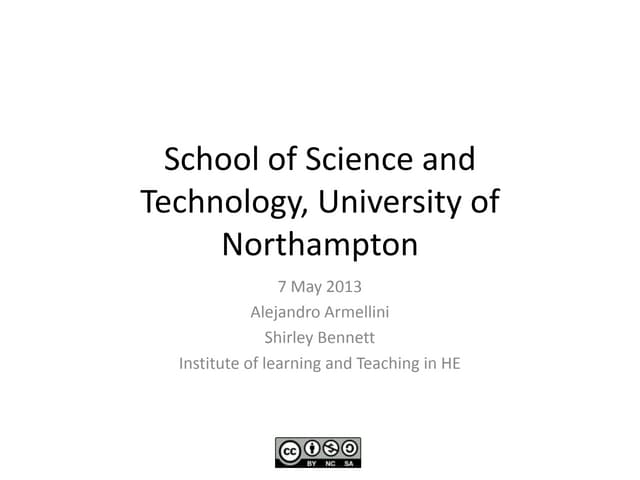 Science and Tech, 7 May 2013: CPD & OER