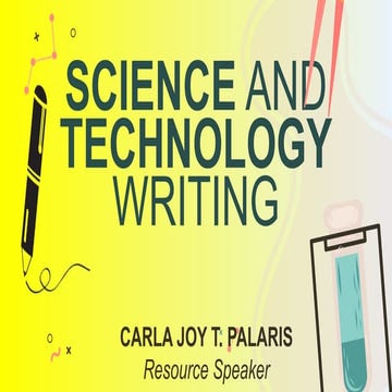 Science and Technology Writing PPT PalarisCJ.pptx