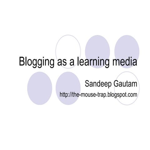 Science Blogging Sandeep Gautam