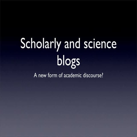 Science Blogs