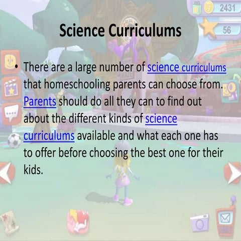 Science curriculums