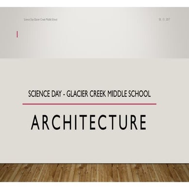 Science Day - Intro to Architecture