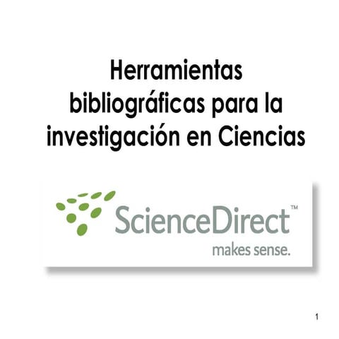 Science Direct - Base de Datos