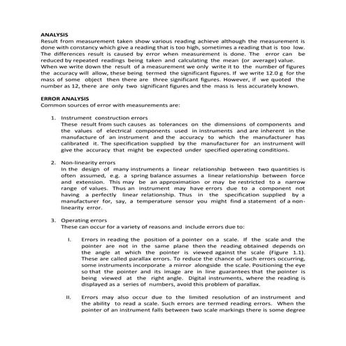 Science enginering lab report experiment 1 (physical quantities aand measurem...