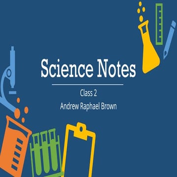Science notes regarding mainly biology. These are really simple | PPTX